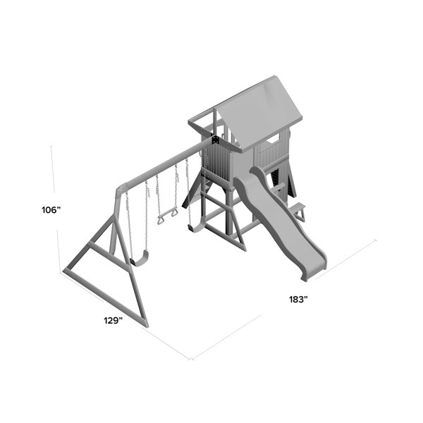 Backyard Discovery Somerset Cedar Swing Set & Reviews Wayfair
